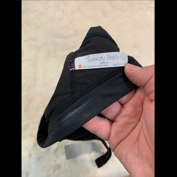 NWT $85 Sweaty Betty Upbeat Padded Bra in‎ Black [SZ Small ] - Picture 8 of 8